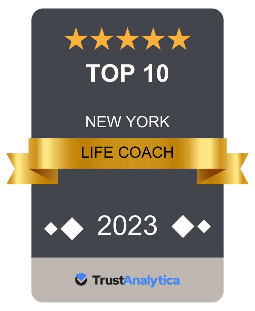 Life Coaching Service Dr. Sydney ceruto recognized by trust analytica top 10 life coaches 2023 for her comprehensive neuroscience-based coaching approach.