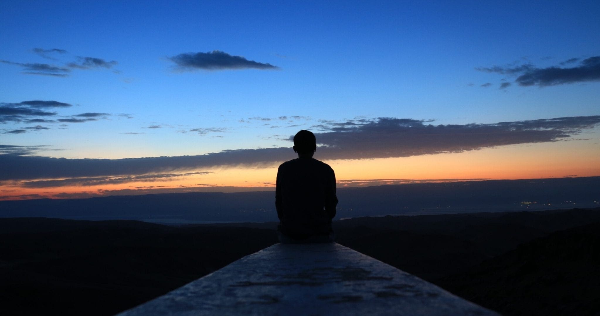 Person watching a sunset, Creating Your Life Vision