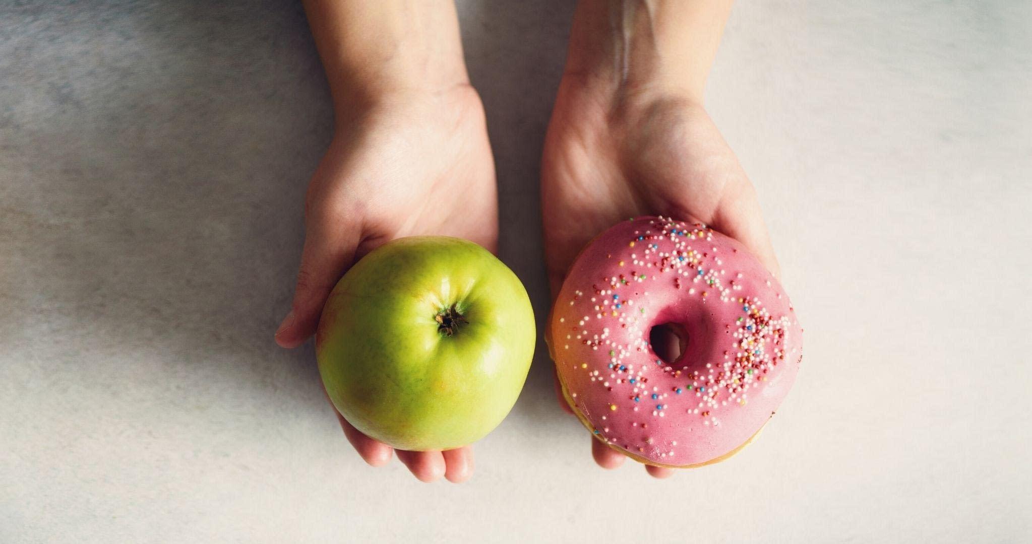 Apple vs donut