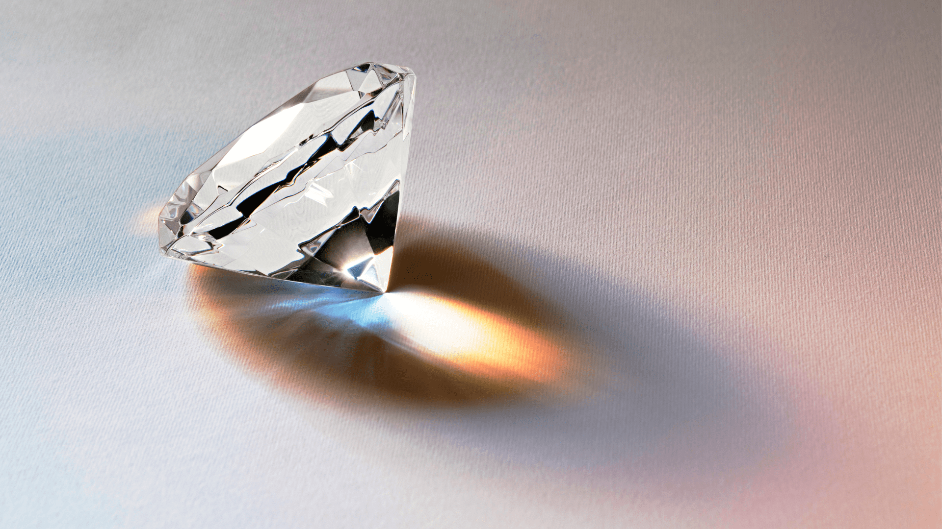 A clear diamond reflecting light, representing mental clarity.