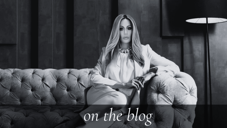 On The Blog: Dr. Sydney Ceruto, founder of MindLAB Neuroscience, seated thoughtfully in a modern office, sharing science-based insights and coaching expertise