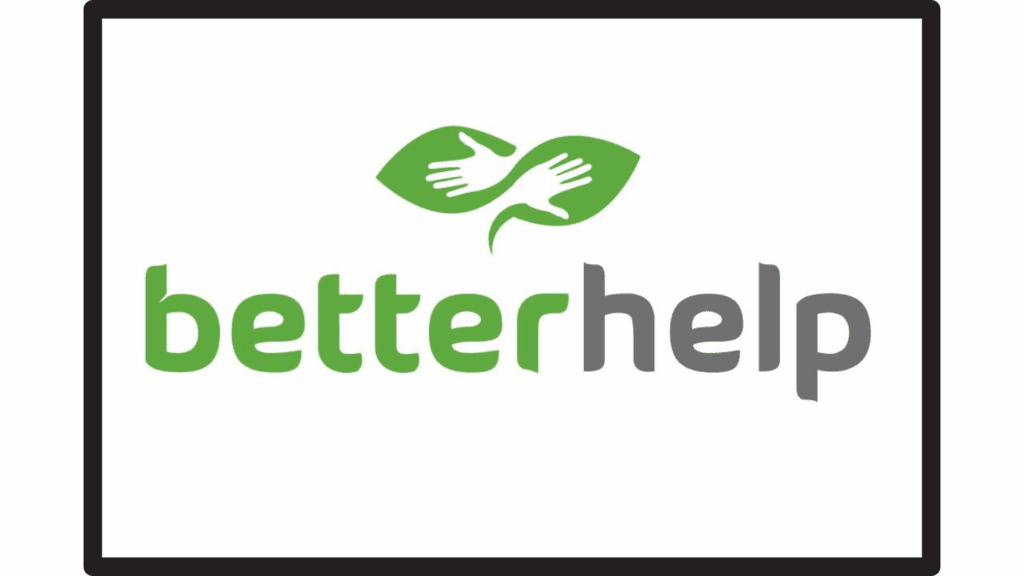 Visual comparison between BetterHelp online therapy platform and neuroscience-based coaching approach.