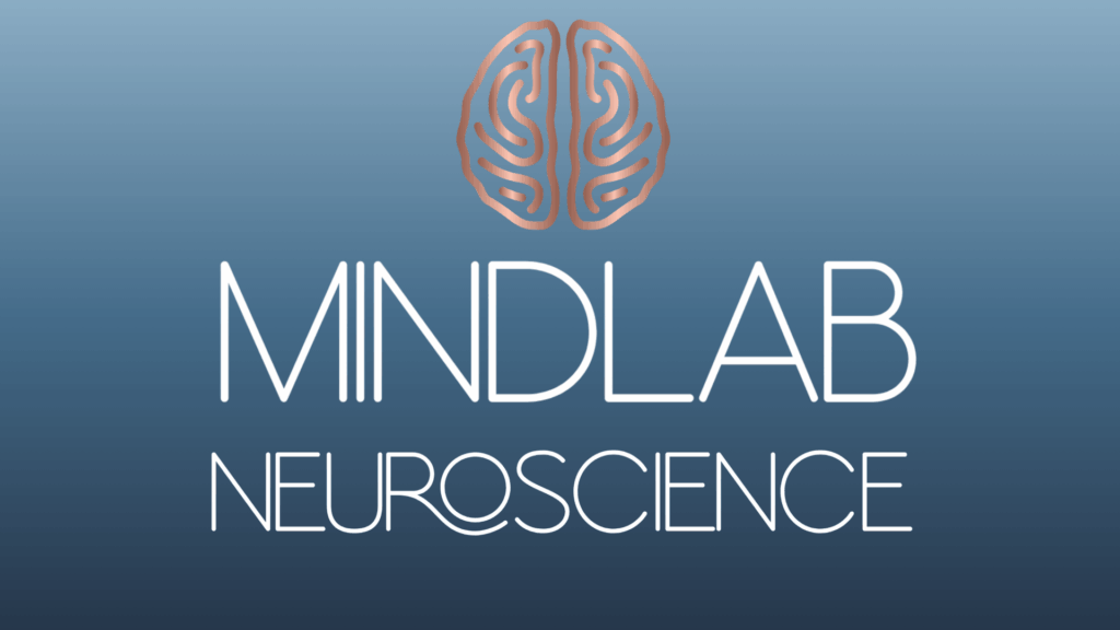 Dopamine Coaching: Transform Through Neuroscience 2 MindLab Neuroscience logo featuring a stylized brain icon with the brand Name representing neuroscience-based dopamine coaching expertise.