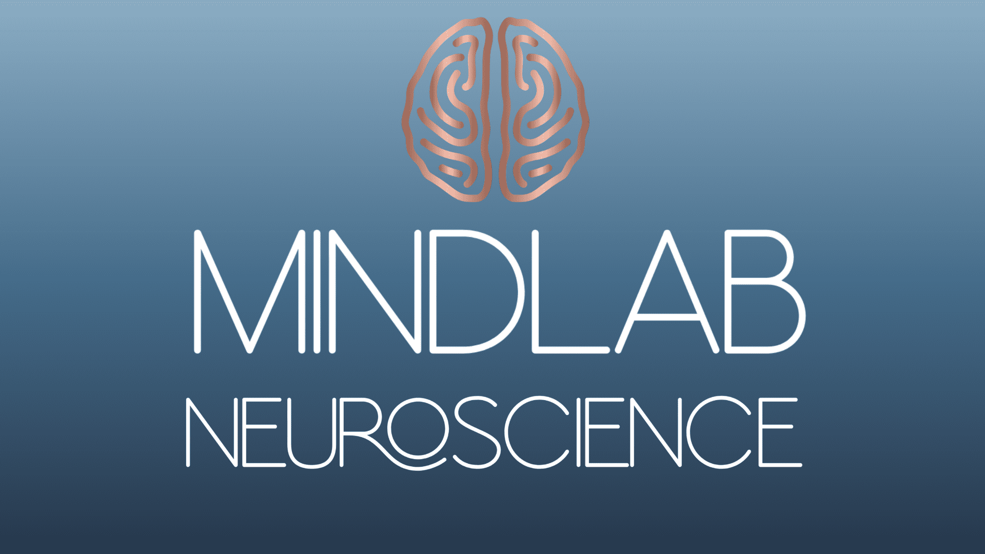 MindLab Neuroscience logo featuring a stylized brain icon with the brand Name representing neuroscience-based dopamine coaching expertise.