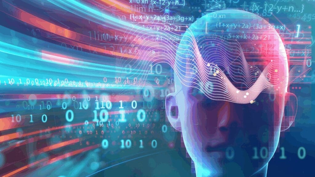 Digital brain and data flows illustrating the neuroscience of the dopamine optimization timeline.

