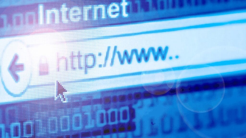 A web browser address bar representing the importance of strong URLs for topical authority in neuroscience-based coaching.