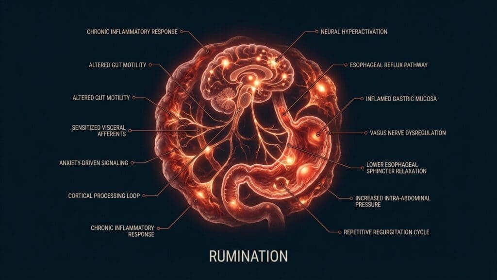 Visualization of the Default Mode Network overactivity associated with Rumination.