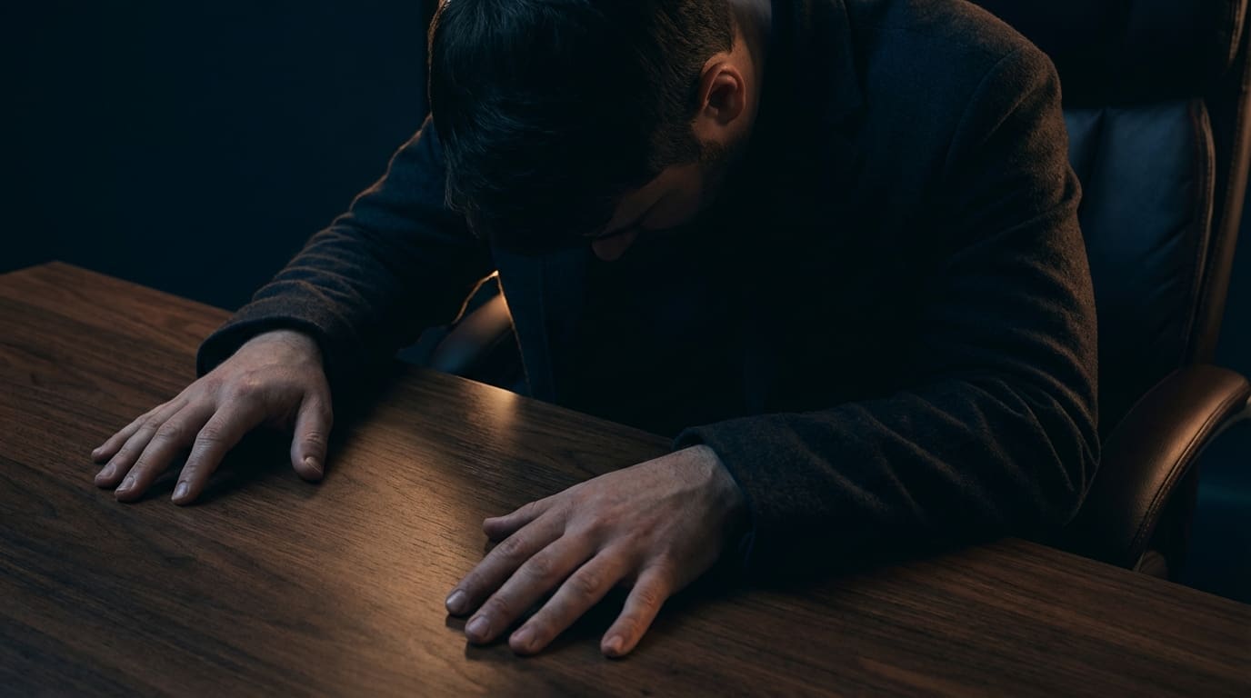 Cinematic silhouette — the emotional weight of identity crisis