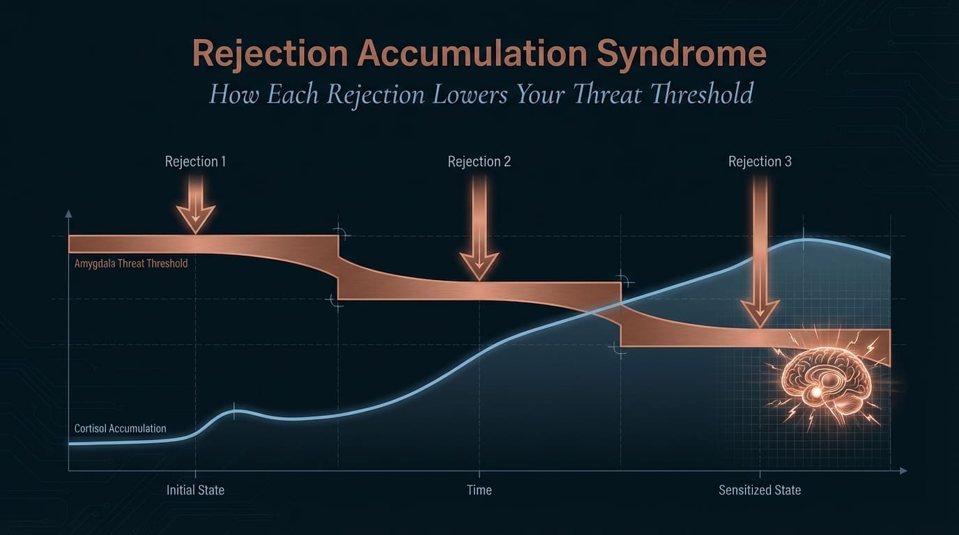 Infographic — why dating is hard and the neuroscience of rejection
