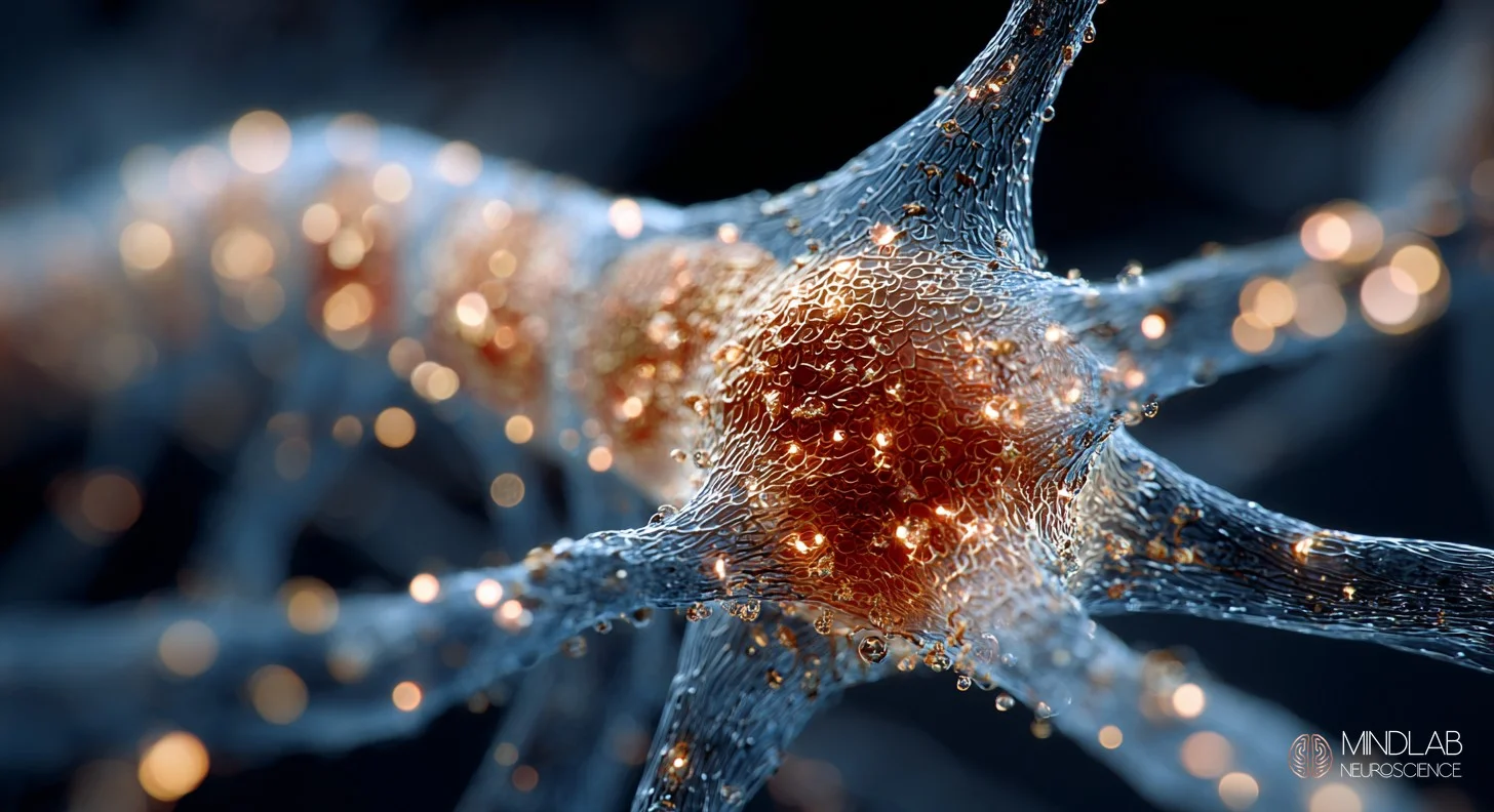 Synaptic pathway reinforcement through repetitive negative thought patterns showing overlearned neural circuit consolidation